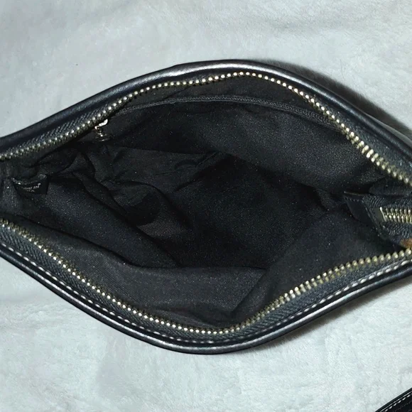 COACH Soho Black Leather Swingpack Small Crossbody Bag - Picture 8 of 12